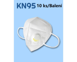 Respirátor FFP2 / KN95 s výdechovým ventilem 10 ks