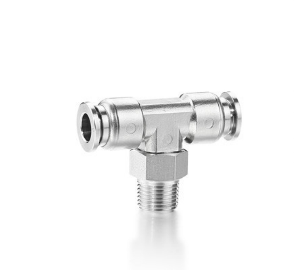 Nerezová Push-in fitinka SSPT8-04 T-kus