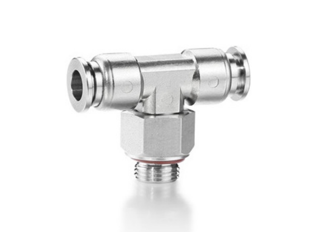 Nerezová Push-in fitinka SSPT10-G02 T-kus